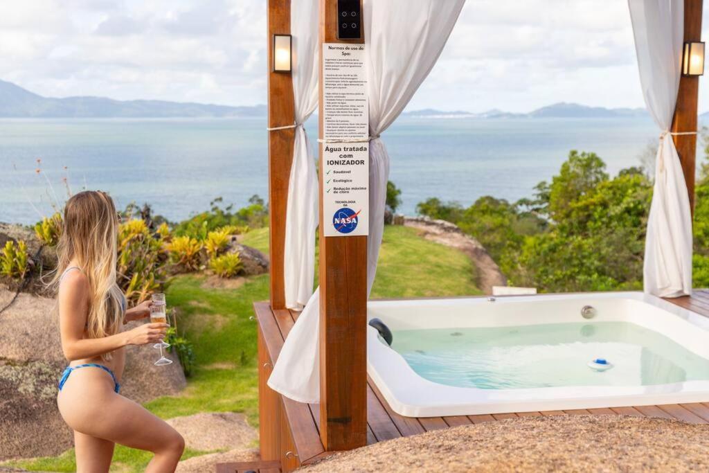 Casa Mirante Do Sol-Vista Exuberante Com Spa โกเวร์นาดอร์ เซลโซ รามอส ภายนอก รูปภาพ