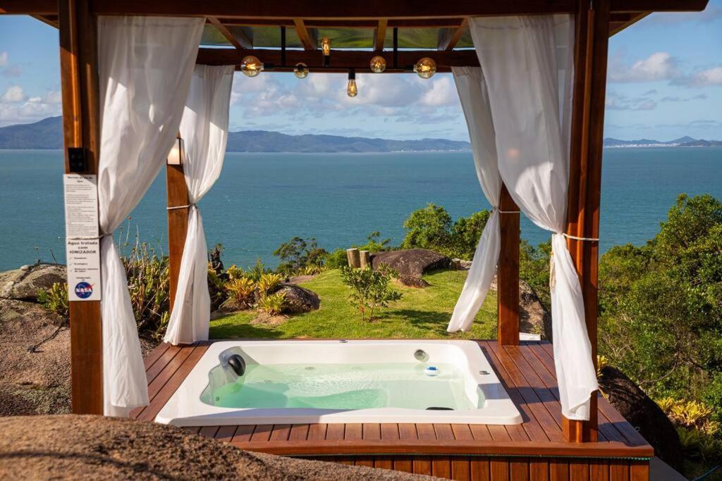 Casa Mirante Do Sol-Vista Exuberante Com Spa โกเวร์นาดอร์ เซลโซ รามอส ภายนอก รูปภาพ