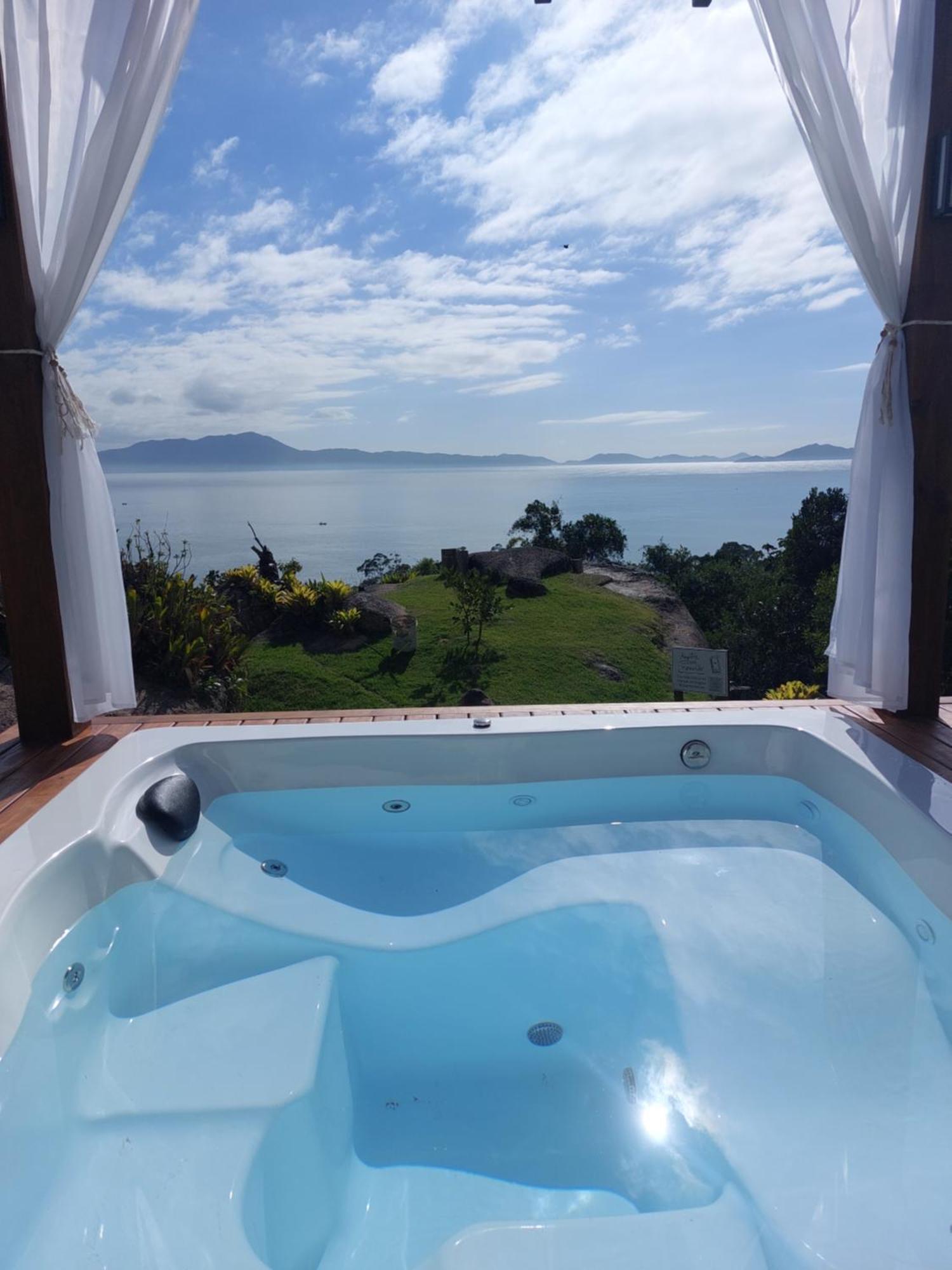 Casa Mirante Do Sol-Vista Exuberante Com Spa โกเวร์นาดอร์ เซลโซ รามอส ภายนอก รูปภาพ